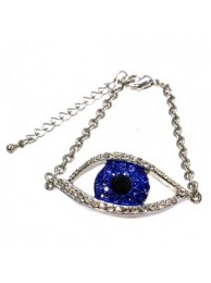 SILVER EVIL EYE BRACELET